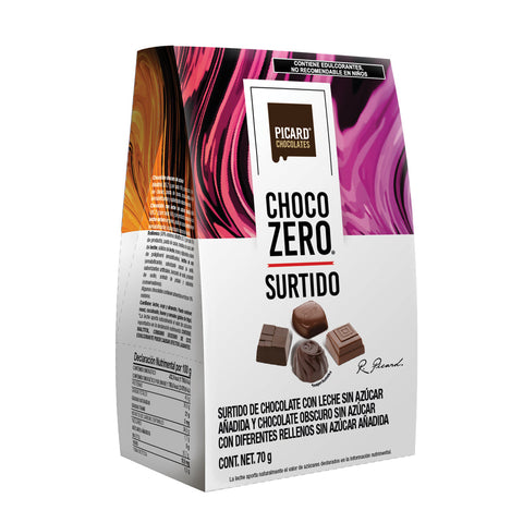 Pirámide Surtido con Diferentes Rellenos Sin Azúcar Chocozero®