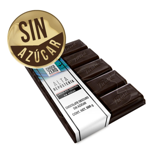 Chocolate obscuro sin azúcar 580 g