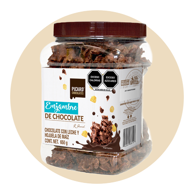 Vitrolero Enjambre Cubierto de Chocolate con Leche