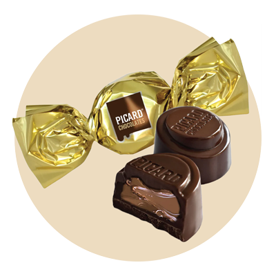 Chocolate Obscuro Relleno de Licor 200g
