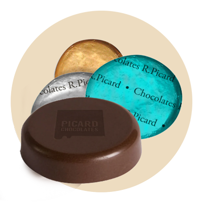 Discos de Chocolate Macizo 200g