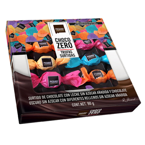 Estuche de Trufas Surtidas Sin Azúcar Chocozero®