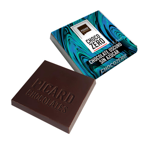 Estuche de Chocolate Obscuro Sin Azúcar Chocozero® 90g