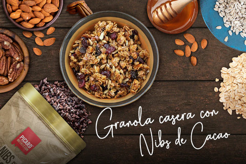 Granola Casera con Nibs de Cacao