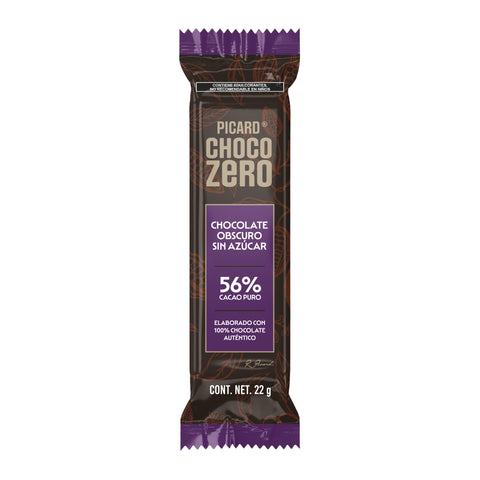 Barrita de Chocolate Obscuro Sin Azúcar Chocozero® 22g