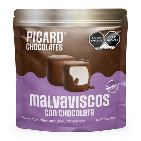 Malvavisco Cubierto de Chocolate con Leche