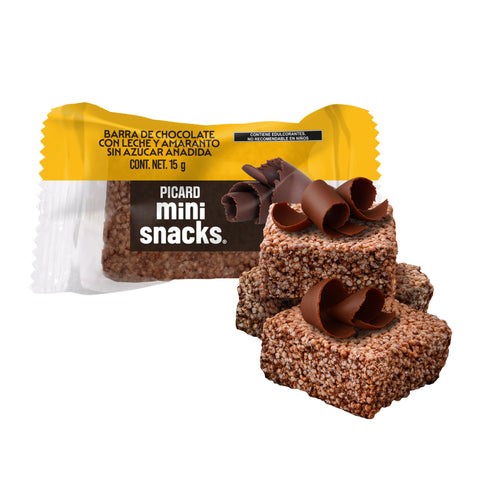 Two pack Mini Snacks®  de Chocolate con Leche Sin Azúcar