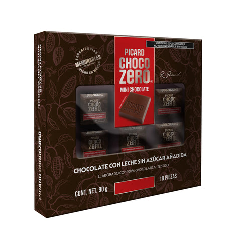 Estuche de Chocolate con Leche Sin Azúcar Chocozero®