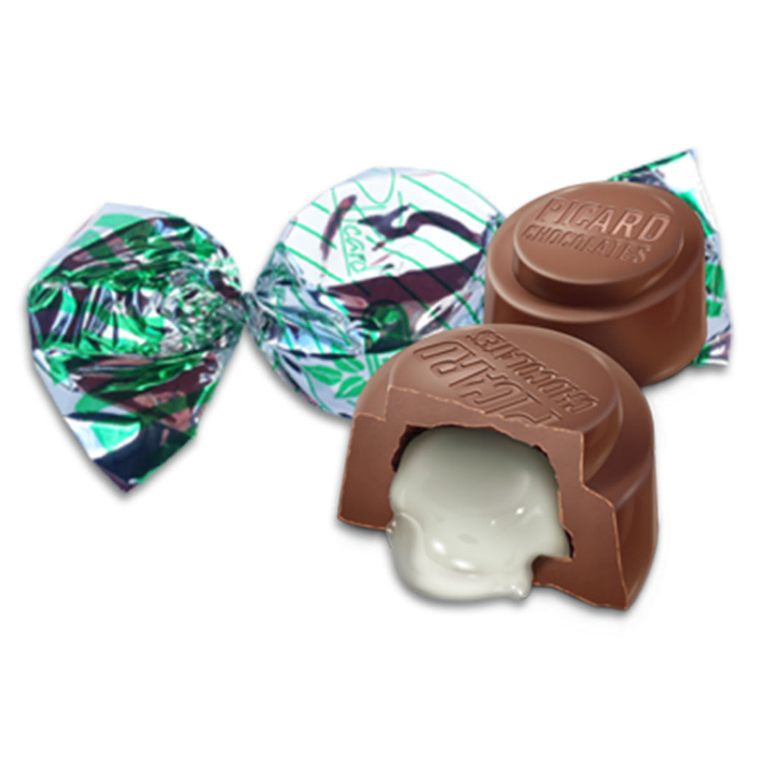 Vitrolero de chocolate de leche con relleno de menta Picard