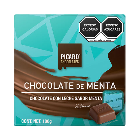 Estuche Chocolate con Leche Sabor Menta